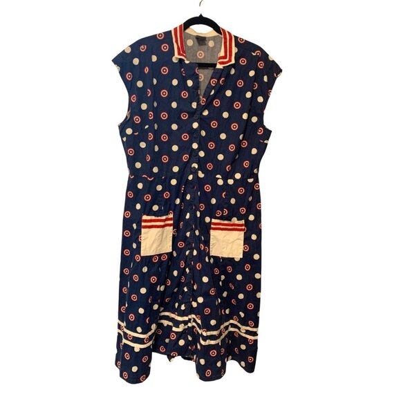Her Universe Dresses & Skirts - Her Universe Captain America WOmens Size 3X Midi Dress Rockabilly Pin Up Retro B
